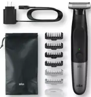 Braun Series X Wet & Dry All-In-One Groomer with 6 Attachments & Travel Pouch