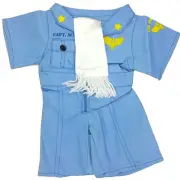 Pilot Flight Suit Teddy Bear Clothes Outfit Fits Most 14" - 18" Build-a-bear and
