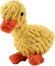 Duck Shaped Dog Chew Toy, Dog Rope Toy Set Puppy Pet Chew Training Biting Toys, Animal Design Durable Interactive Toys Dental Health Teeth Cleaning Toy for Small Medium Dog