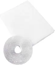 HOMSFOU Self-Adhesive Window Screen Netting Mesh Fly Screen Mesh Roll Garden Netting for Spider Wasp