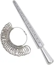 Herramienta para Medir Tallas Anillos Mandril Medicion Anillos Set de Medicion