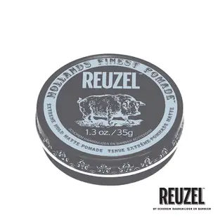 【REUZEL】灰豬極強水泥級無光澤髮蠟(35G 113G 340G)｜GISH Beauty 美髮 髮品 造型 髮蠟