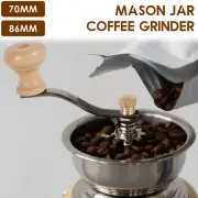 Mason Jar Coffee Grinder Manual Coffee Grinder with Crank Handle Coffee xipyd