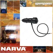Narva Cigarette Lighter Plug With Off/On Rocker Switch And LED Indicator Blister