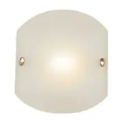 Stylish Curved Matrix Glass Indoor Wall Light R7s in White Superlux Lighting - WL4046-MX