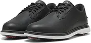 Royal Men's Golf Shoes, Puma Black/Flat Dark Grey/Red Blast, 28.5 cm
