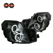 For: 03-07 Cadillac CTS CCFL Halo Projector Headlights Black Housing Clear Lens (for: Cadillac)
