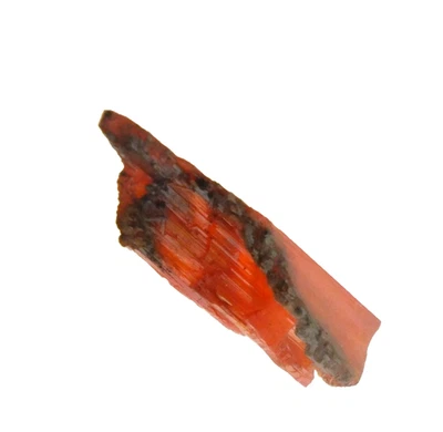 Crocoite Crystal Hollow. Red Lead Mine Dundas. Tasmania Australia EA10333 framed
