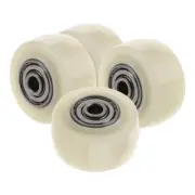 4 Pcs Heavy Duty Wheels Small Roller Casters Mini Pulley Shopping