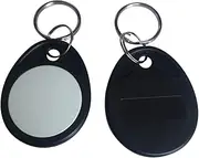 YARONGTECH NTAG215 NTAG 215 Keychain Key Fob 100% Guaranteed to Work Perfectly with TagMo and All NFC Phone Device (10) White