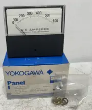 Yokogawa 251340LSSJ Panel Meter 0-600 AC Amperes