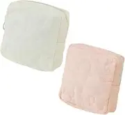 HOMOCONO 2pcs Washable Period Bag Portable Tampon Pouch Napkin Storage Bag Adorable Sanitary Storage for Menstrual Pads Multi Purpose Item Organizer
