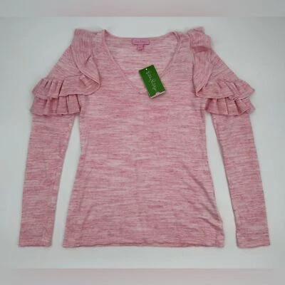 Lilly Pulitzer Fresca Sweater In Coral Reef Tint Space Dye Size XS NWT
