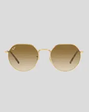 [Ray-Ban] Ray-Ban Women's Jack Rb3565 Sunglasses in Gold One Size Gold
