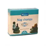 [綺異館] 印度香 素馨花 ＋ 檀香倒流香 10入 /盒 清香迷人 AROMATIKA NAG CHAMPA BACK