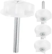 ULTECHNOVO 4pcs Fixing Bolts Lag Bolts Fasteners Nut Machine Screws Adjustable Bed Screws Replacement Metric Screws Auto Body Screws Car Bumper Headboards Headboard Screws Galvanized Steel