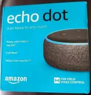 Echo Dot (3rd Gen) Smart speaker with Alexa Charcoal Wi-Fi Bluetooth
