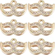 Beebeecraft 1 Box 18K Gold Plated Dinosaur/Snail/Ladybug/Swan/Paw Print/Mask Charms for Bracelet Necklace Jewelry Making
