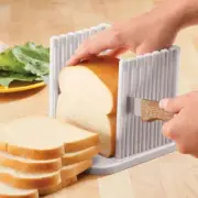 Foldable Toast Bread Slicer Stand, DIY Loaf Cutting Guide for Homemade Bread