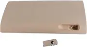 Glove Box Lid, Compatible with B7 2001-2008, Dashboard Storage Compartment Cover 8E1857124A, ABS Glove Compartment Door, Car Interior Glove Panel with Buckle (黄色)