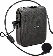 DIGIMORE D-1210 Bluetooth Voice Amplifier for Teachers | 10H Battery Life, and MP3 Support |10W Portable PA System with Headset Microphone for Tour Guides,Yoga,Fitness Instructors,Colleges (Black)