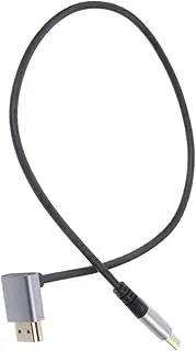 OFFSCH 8k Ultra Monitor Cable Male to Male Video Wire Downward Angle Connector for Tv Pc Home Theater Gaming Console