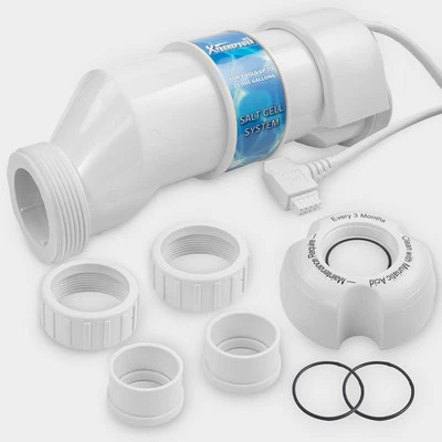 Cell Plate 9 Replacement Salt Cell Chlorinator up to 25K Gallons Pool w/ Cord