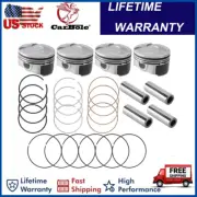 STD Engine Piston & Piston Ring Kit For 2012-17 Hyundai Accent Veloster Rio 1.6L (for: Hyundai)