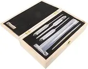iplusmile 100ml Plastic Cylinder Alcohol Hydrometer Set for Wine Accurate Alcohol Tester Tool 0-100% Wooden Box Kit