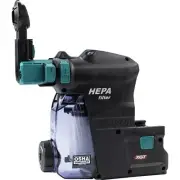 Makita DX14 Dust Extractor Attachment with HEPA Filter Cleaning Mechanism New