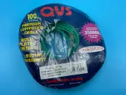 QVS CC712E-100 100 ft. 350MHz CAT5e Flexible GREEN Patch Cord
