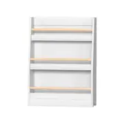 3 Tiers Keezi Kids Bookshelf Storage Children Bookcase Organiser Display Shelf