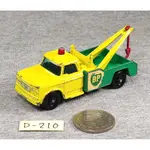 D-210：英國製造、早期絕版常規輪(REGULAR WHEELS)、 MATCHBOX 1965年 R-13-D3