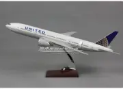49CM UNITED BOEING 777 N795UA Passenger Airplane Resin Aircraft Aeroplane Model
