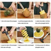 1pc Stainless Steel Pineapple Corer And Slicer