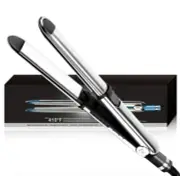 2-in-1 curling and straightening iron (nib)
