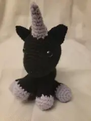 Hand Knitted Unicorn Amigurumi Toys Handmade Stuffed Animal Crochet Plush