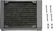 12 Tubes 120MM PC Heat Exchanger Fast Heat Dissipation Water Cooling Wide Compatibility Robust Design for CPU Industrial Use (120mm)