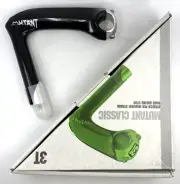 NOS 3T MUTANT Classic Quill Stem BLACK 25.8/26mm Clamp 140mm Length