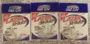 3 Packs Eagle Claw Circle Sea Hooks 5/0 Silver