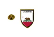 pins pin's flag national badge backpack hat shield world usa california