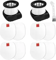 ANCLLO IZ162H Filters Set for Shark IZ362H IZ363HT IZ440H IZ462H IZ483H Anti Hair Wrap Cordless Vacuum Cleaners Pre-Motor Foam Felt IZ Series Filters