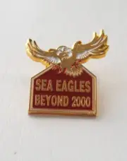 Lapel Pin - Sea Eagles Beyond 2000 New without tags