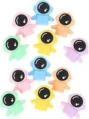 SUPVOX 12pcs Creative Astronaut Erasers for Themed Stationery for Party Favors Goodie Bags School Supplies Unique Adorable Design Detailed Craftsmanship