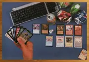 2001 Magic The Gathering Cards Print Ad/Poster Mountain Dew CCG TCG Game Art 00s
