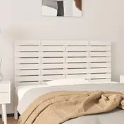 Wall Headboard, Headboards Beds Frame Head Bedroom Furniture White 156x3x63 cm Solid Wood Pine