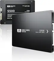 SAN ZANG MASTER 2.5" SATA SSD 1TB, SATA III 6Gb/s, Read Speed up to 560MB/s, Internal Solid State Drive 3D NAND Flash, Upgrade PC or Laptop NAS DIY Memory and Storage, S500
