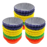 300Pcs Classic Baking Muffin Cases Coloured Large Cupcakes Paper Liners Party