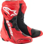 Alpinestars Supertech R Vented, boots perforated , color: Light Red/Neon-Red/Black , size: 47 EU
