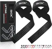 Lifting Wrist Straps for Weightlifting, Bodybuilding, Powerlifting, Strength Training, Deadlifts - Padded Neoprene Gym Straps…